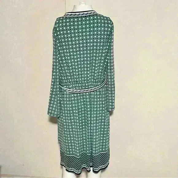 Max Studio Green Blue Geometric Dress - Picture 2 of 11